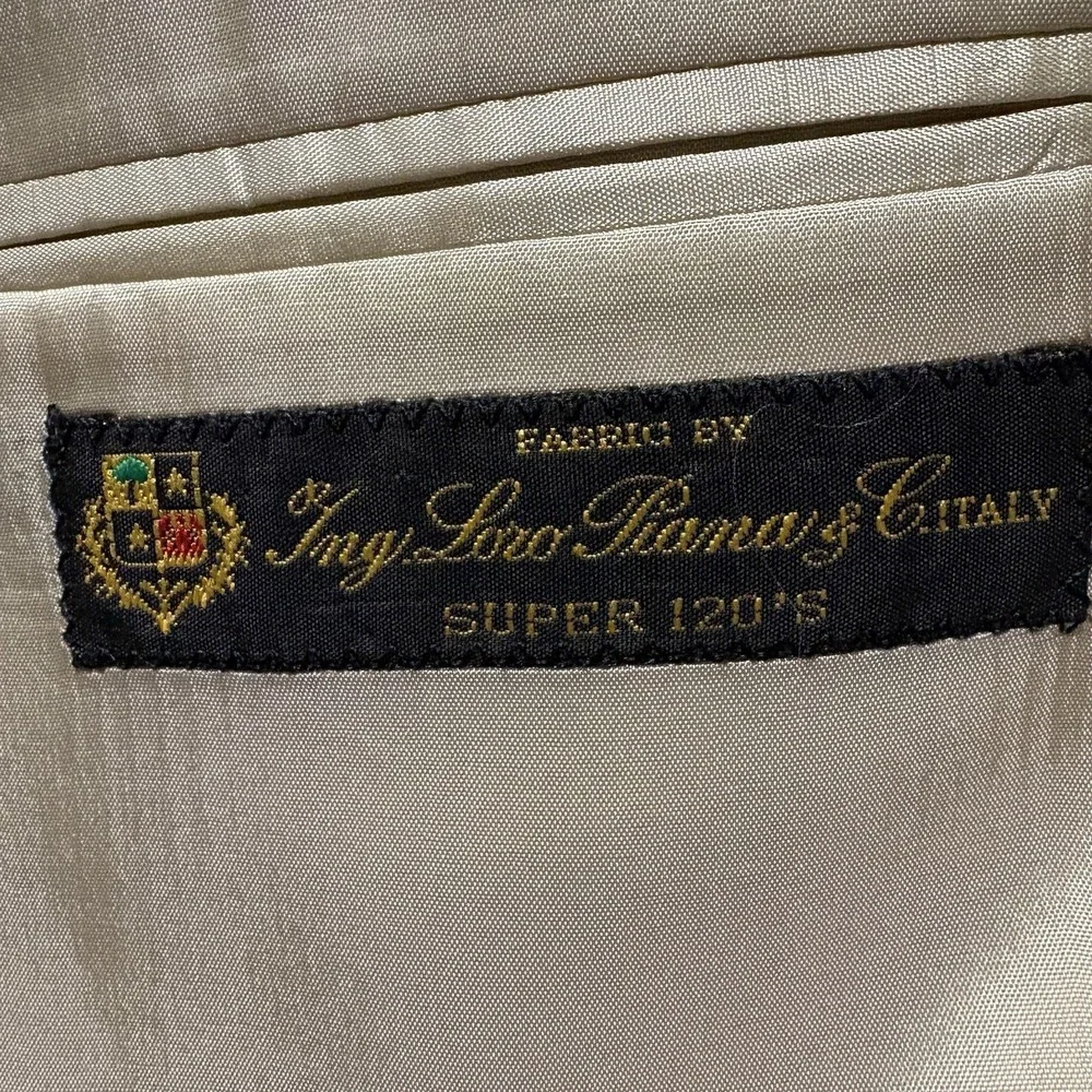Loro Piana Blazer 44R Light Gray Super 120'S Wool Canada Saks Fith Ave Jacket